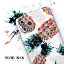 Retro Summer Pineapple v3 - Protective Skin Wrap & Decal – Compatible with iPhone SE to iPhone 17 Pro Max (All Models)