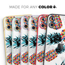 Retro Summer Pineapple v3 - Protective Skin Wrap & Decal – Compatible with iPhone SE to iPhone 17 Pro Max (All Models)