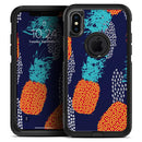Retro Summer Pineapple v4 - Skin Kit for the iPhone OtterBox Cases