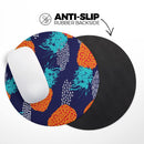 Retro Summer Pineapple v4// WaterProof Rubber Foam Backed Anti-Slip Mouse Pad for Home Work Office or Gaming Computer Desk