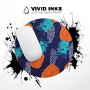 Retro Summer Pineapple v4// WaterProof Rubber Foam Backed Anti-Slip Mouse Pad for Home Work Office or Gaming Computer Desk