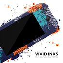 Retro Summer Pineapple v4 // Skin Decal Wrap Kit for Nintendo Switch Console & Dock, Joy-Cons, Pro Controller, Lite, 3DS XL, 2DS XL, DSi, or Wii - Vinyl Skin Wrap for Nintendo Switch 2, OLED, Lite, Pro Controller, Wii & Classic Handhelds