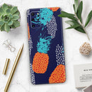 Retro Summer Pineapple v4 - Premium Vinyl Skin Decal for Samsung Galaxy S25 Ultra, S24, S23, S22 & All Galaxy S Models