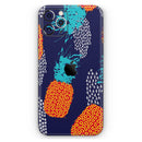Retro Summer Pineapple v4 - Protective Skin Wrap & Decal – Compatible with iPhone SE to iPhone 17 Pro Max (All Models)