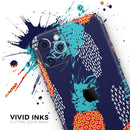 Retro Summer Pineapple v4 - Protective Skin Wrap & Decal – Compatible with iPhone SE to iPhone 17 Pro Max (All Models)