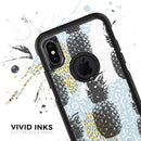Retro Summer Pineapple v5 - Skin Kit for the iPhone OtterBox Cases