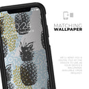 Retro Summer Pineapple v5 - Skin Kit for the iPhone OtterBox Cases
