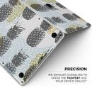 Retro Summer Pineapple v5 - Skin Decal Wrap Kit Compatible with the Apple MacBook Pro, Pro with Touch Bar or Air (11", 12", 13", 15" & 16" - All Versions Available)