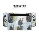 Retro Summer Pineapple v5 // Skin Decal Wrap Kit for Nintendo Switch Console & Dock, Joy-Cons, Pro Controller, Lite, 3DS XL, 2DS XL, DSi, or Wii - Vinyl Skin Wrap for Nintendo Switch 2, OLED, Lite, Pro Controller, Wii & Classic Handhelds