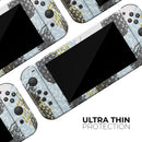 Retro Summer Pineapple v5 // Skin Decal Wrap Kit for Nintendo Switch Console & Dock, Joy-Cons, Pro Controller, Lite, 3DS XL, 2DS XL, DSi, or Wii - Vinyl Skin Wrap for Nintendo Switch 2, OLED, Lite, Pro Controller, Wii & Classic Handhelds
