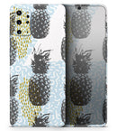 Retro Summer Pineapple v5 - Premium Vinyl Skin Decal for Samsung Galaxy S25 Ultra, S24, S23, S22 & All Galaxy S Models