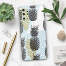 Retro Summer Pineapple v5 - Premium Vinyl Skin Decal for Samsung Galaxy S25 Ultra, S24, S23, S22 & All Galaxy S Models