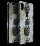 Retro Summer Pineapple v5 - iPhone XS MAX, XS/X, 8/8+, 7/7+, 5/5S/SE Skin-Kit (All iPhones Available)