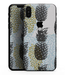 Retro Summer Pineapple v5 - iPhone XS MAX, XS/X, 8/8+, 7/7+, 5/5S/SE Skin-Kit (All iPhones Available)