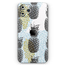 Retro Summer Pineapple v5 - Protective Skin Wrap & Decal – Compatible with iPhone SE to iPhone 17 Pro Max (All Models)
