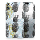 Retro Summer Pineapple v5 - Protective Skin Wrap & Decal – Compatible with iPhone SE to iPhone 17 Pro Max (All Models)