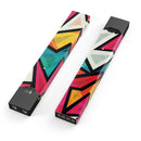 Retro Vector Sharp Shapes - Premium Decal Protective Skin-Wrap Sticker compatible with the Juul Labs vaping device