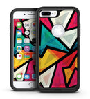 Retro Vector Sharp Shapes - iPhone 7 or 7 Plus Commuter Case Skin Kit