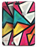 Retro Vector Sharp Shapes - Skin-kit for the iPhone 8 or 8 Plus
