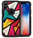 Retro Vector Sharp Shapes - iPhone X OtterBox Case & Skin Kits