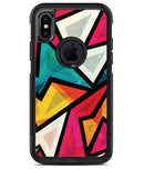 Retro Vector Sharp Shapes - iPhone X OtterBox Case & Skin Kits