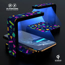 Retro Wiggle Shapes UV Germicidal Sanitizing Sterilizing Wireless Smart Phone Screen Cleaner + Charging Station