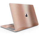 Rose Gold Digital Brushed Surface V2 - Skin Decal Wrap Kit Compatible with the Apple MacBook Pro, Pro with Touch Bar or Air (11", 12", 13", 15" & 16" - All Versions Available)