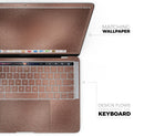 Rose Gold Digital Foiled Surface V1 - Skin Decal Wrap Kit Compatible with the Apple MacBook Pro, Pro with Touch Bar or Air (11", 12", 13", 15" & 16" - All Versions Available)