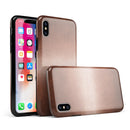 Rose Gold Cracked Surface V1 - iPhone X Swappable Hybrid Case