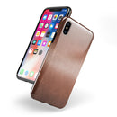 Rose Gold Cracked Surface V1 - iPhone X Swappable Hybrid Case