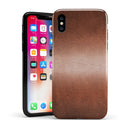 Rose Gold Cracked Surface V1 - iPhone X Swappable Hybrid Case