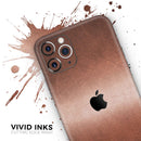Rose Gold Cracked Surface V1 - Protective Skin Wrap & Decal – Compatible with iPhone SE to iPhone 17 Pro Max (All Models)