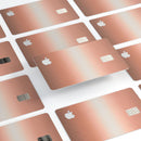 Rose Gold Digital Brushed Surface V1 - Premium Protective Decal Skin-Kit for the Apple Credit Card