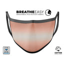 Rose Gold Digital Brushed Surface V1 - Made in USA Mouth Cover Unisex Anti-Dust Cotton Blend Reusable & Washable Face Mask with Adjustable Sizing for Adult or Child