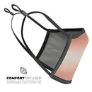 Rose Gold Digital Brushed Surface V1 - Made in USA Mouth Cover Unisex Anti-Dust Cotton Blend Reusable & Washable Face Mask with Adjustable Sizing for Adult or Child