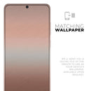 Rose Gold Digital Brushed Surface V1 - Premium Vinyl Skin Decal for Samsung Galaxy S25 Ultra, S24, S23, S22 & All Galaxy S Models