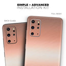 Rose Gold Digital Brushed Surface V1 - Premium Vinyl Skin Decal for Samsung Galaxy S25 Ultra, S24, S23, S22 & All Galaxy S Models