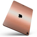 Rose Gold Digital Brushed Surface V1 - Full Body Skin Decal for the Apple iPad Pro 12.9", 11", 10.5", 9.7", Air or Mini (All Models Available)