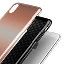 Rose Gold Digital Brushed Surface V1 - iPhone X Swappable Hybrid Case