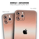 Rose Gold Digital Brushed Surface V1 - Protective Skin Wrap & Decal – Compatible with iPhone SE to iPhone 17 Pro Max (All Models)