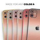 Rose Gold Digital Brushed Surface V1 - Protective Skin Wrap & Decal – Compatible with iPhone SE to iPhone 17 Pro Max (All Models)