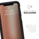 Rose Gold Digital Brushed Surface V2 - Skin Kit for the iPhone OtterBox Cases