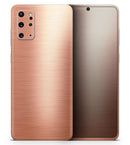 Rose Gold Digital Brushed Surface V2 - Premium Vinyl Skin Decal for Samsung Galaxy S25 Ultra, S24, S23, S22 & All Galaxy S Models