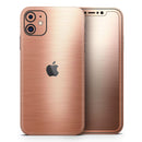 Rose Gold Digital Brushed Surface V2 - Protective Skin Wrap & Decal – Compatible with iPhone SE to iPhone 17 Pro Max (All Models)