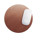 Rose Gold Digital Falling Glitter// WaterProof Rubber Foam Backed Anti-Slip Mouse Pad for Home Work Office or Gaming Computer Desk