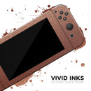 Rose Gold Digital Falling Glitter // Skin Decal Wrap Kit for Nintendo Switch Console & Dock, Joy-Cons, Pro Controller, Lite, 3DS XL, 2DS XL, DSi, or Wii - Vinyl Skin Wrap for Nintendo Switch 2, OLED, Lite, Pro Controller, Wii & Classic Handhelds