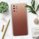 Rose Gold Digital Falling Glitter - Premium Vinyl Skin Decal for Samsung Galaxy S25 Ultra, S24, S23, S22 & All Galaxy S Models