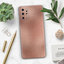 Rose Gold Digital Foiled Surface V1 - Premium Vinyl Skin Decal for Samsung Galaxy S25 Ultra, S24, S23, S22 & All Galaxy S Models