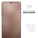Rose Gold Digital Foiled Surface V1 - Premium Vinyl Skin Decal for Samsung Galaxy S25 Ultra, S24, S23, S22 & All Galaxy S Models