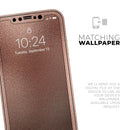 Rose Gold Digital Foiled Surface V1 - Protective Skin Wrap & Decal – Compatible with iPhone SE to iPhone 17 Pro Max (All Models)